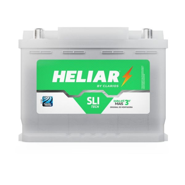 Bateria Para Automóvel Heliar 48Ah 12V HE48BD (MP)