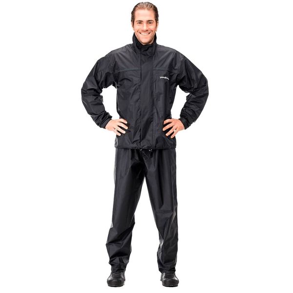Capa De Chuva Pantaneiro Nylon Com Gola Preto P (MP)