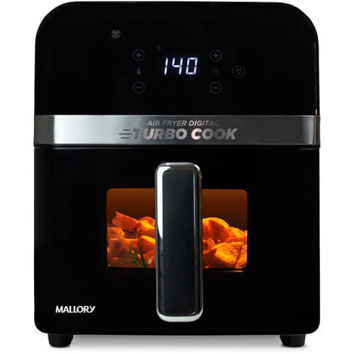 Fritadeira Mallory Air Fryer Turbocook 6 Litros 127V Preto B97200391