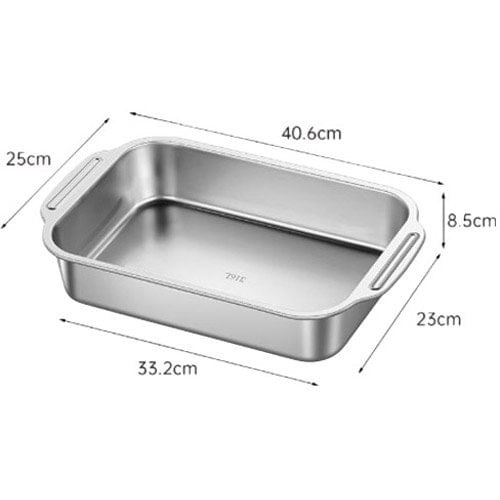 Assadeira Inoxidável Nice 40cm T-BI