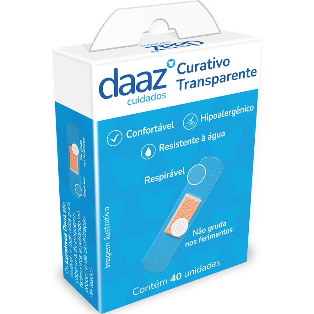 Curativo Transparente Daaz 40 Unidades