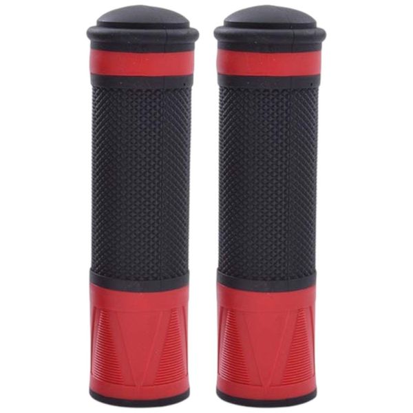 Manopla Wester Moto Esportiva Grip Pro Preto Com Vermelho (MP)