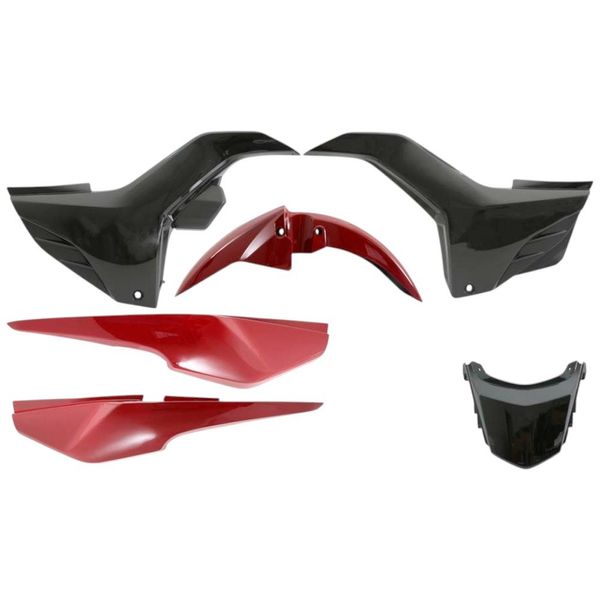 Kit Carenagem 5 Peças Wester Moto Fan 160 17/18 Vermelho (MP)