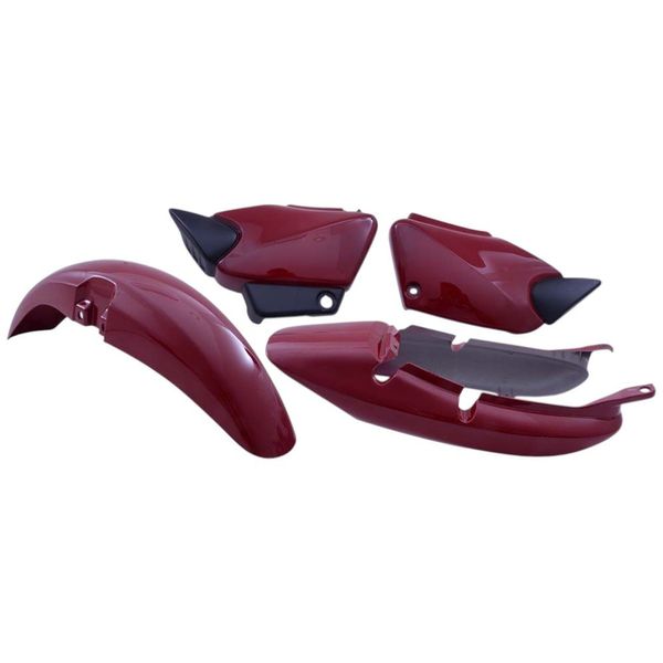 Kit Carenagem 5 Peças Wester Moto Titan 150 00/04 Vermelho (MP)