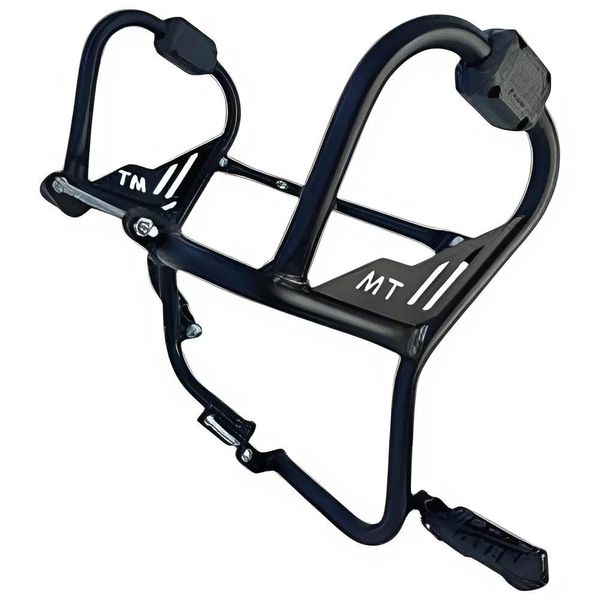 Protetor De Carenagem MT Crosser 150 2025 Ferro Preto Fosco Com Pedal (MP)