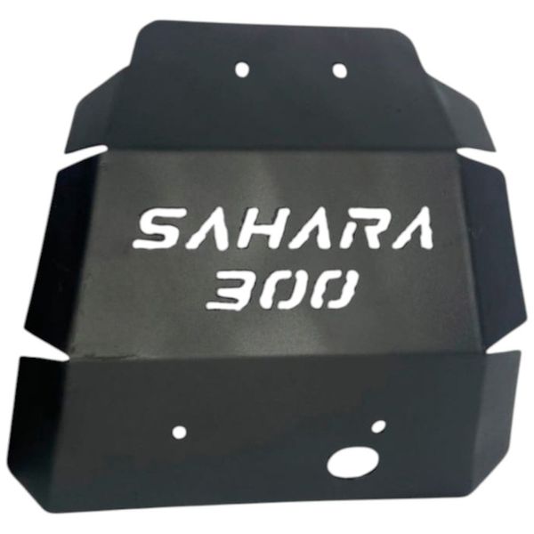 Protetor De Cárter MT Sahara 300 24/25 Ferro Preto Fosco (MP)
