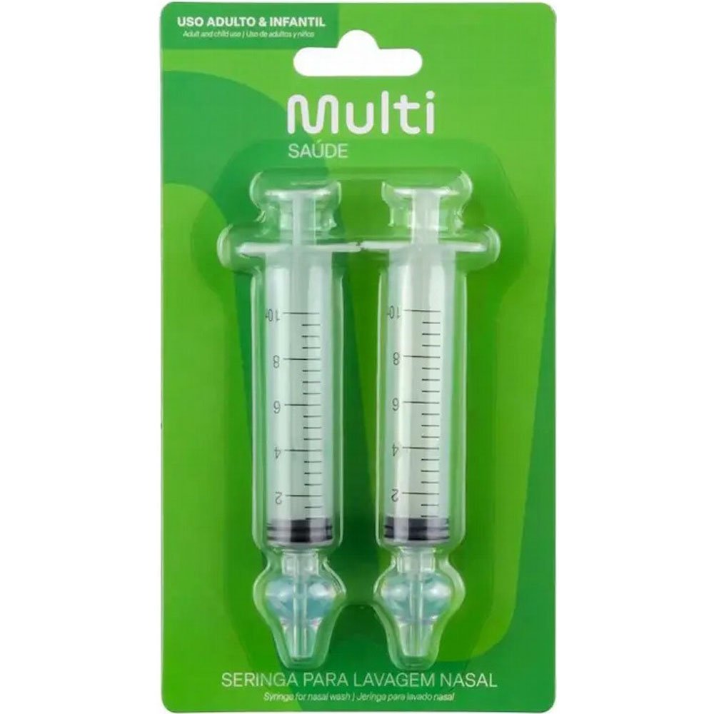 Seringa Nasal Multilaser 2 Unidades