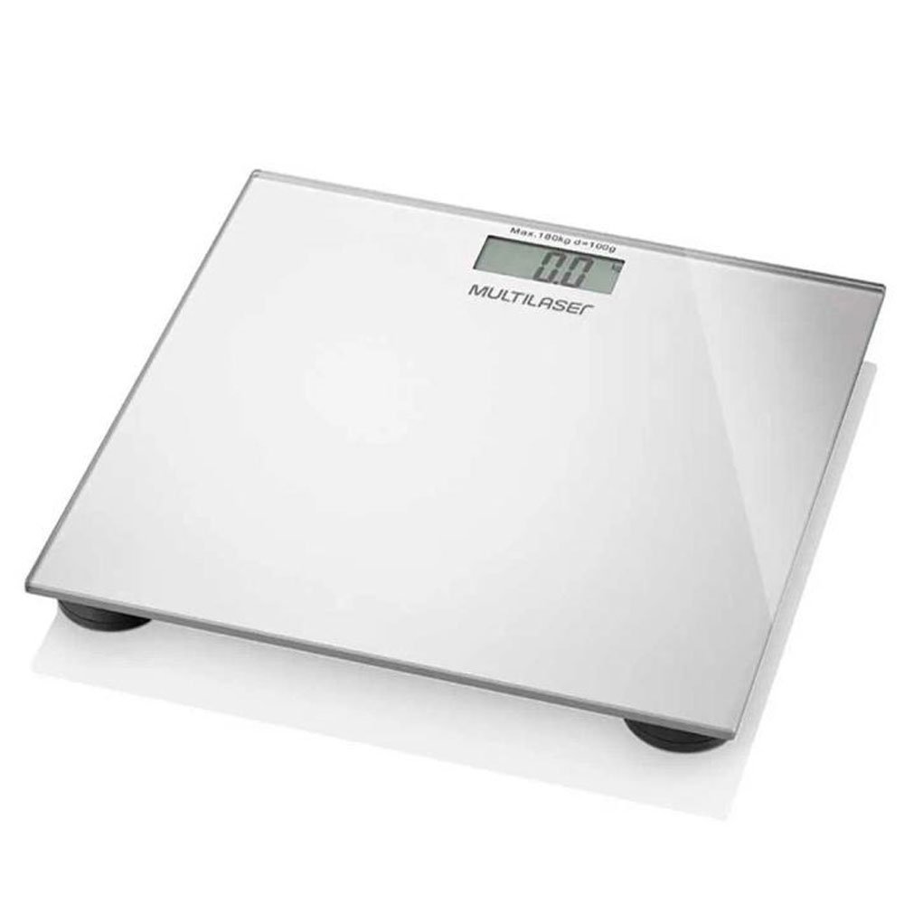 Balança Digital Multilaser Controle Corporal Digi-Health Prata