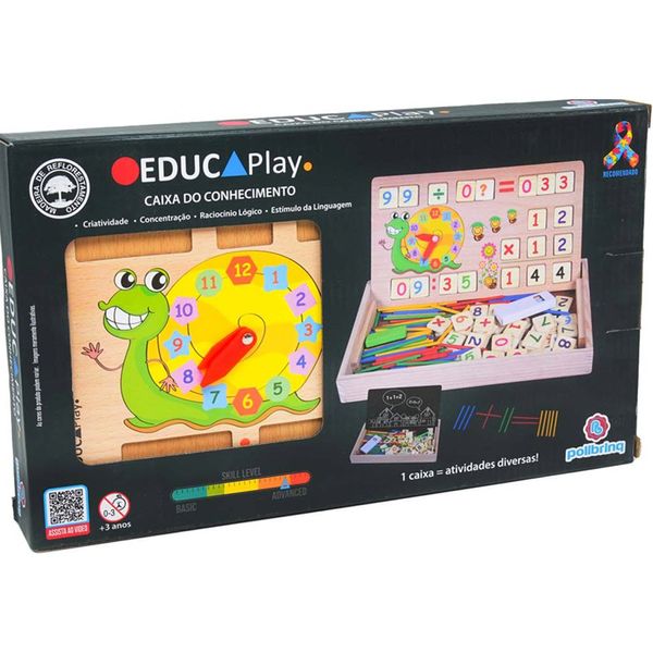 Caixa do Conhecimento Polibrinq Educaplay BDM52