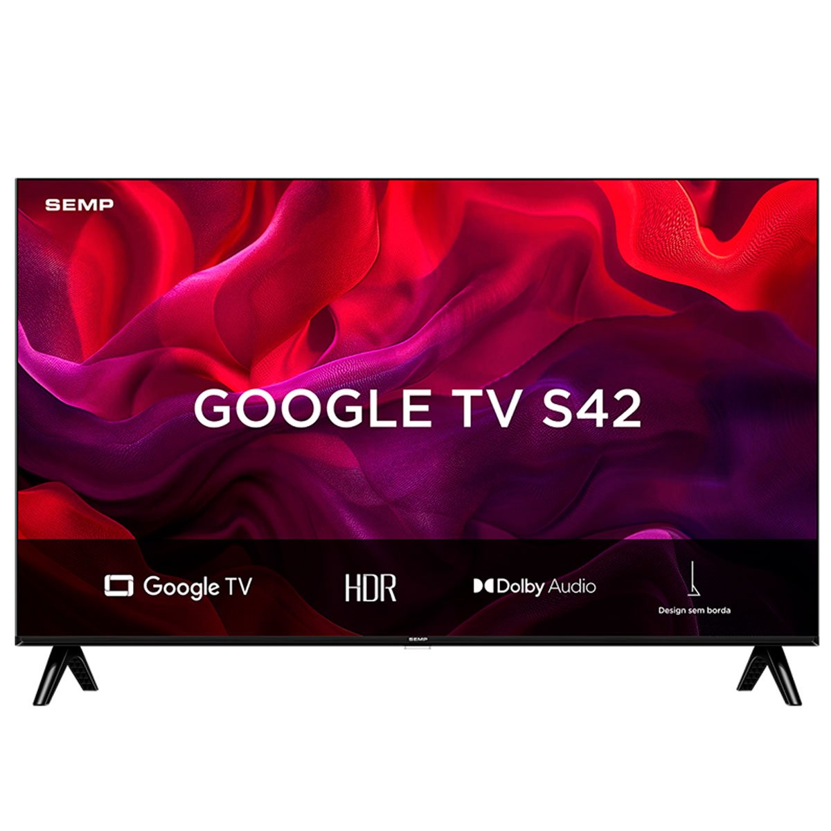 Smart TV LED 32" SEMP HDR Google TV 32S42