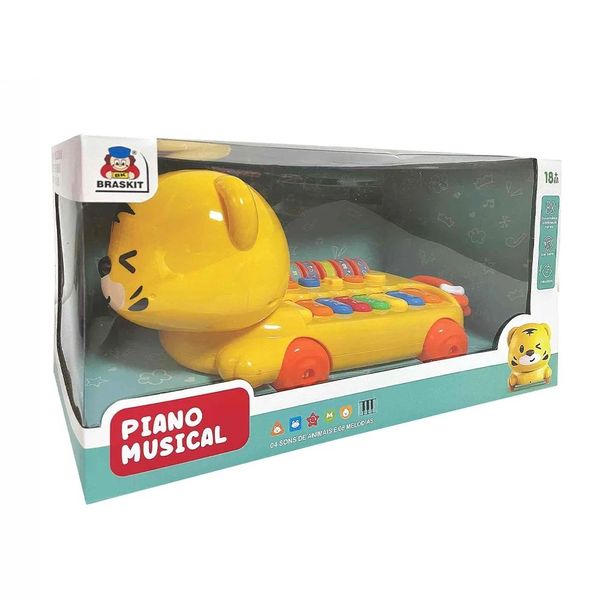 Piano Musical Infantil Braskit Tigre 20255 (MP)