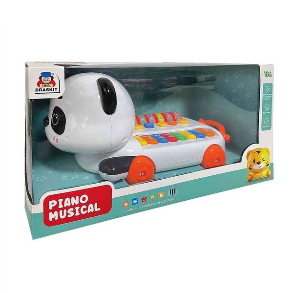 Piano Musical Infantil Braskit Panda 20244 (MP)