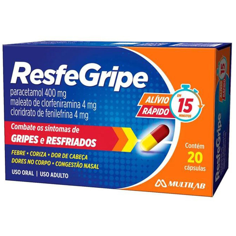 Resfegripe com 20 Cápsulas  - Multilab