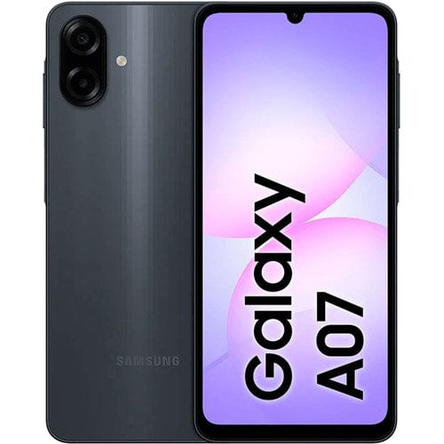 Smartphone Samsung Galaxy A07 Tela 6,7" Câmera 50MP 4GB RAM 128GB Preto