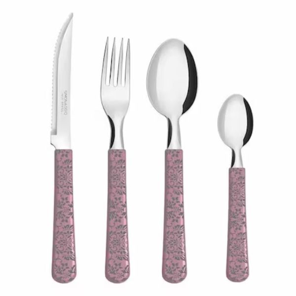 Conjunto De Talheres Simonaggio 24 Peças Decor Quartz (MP)