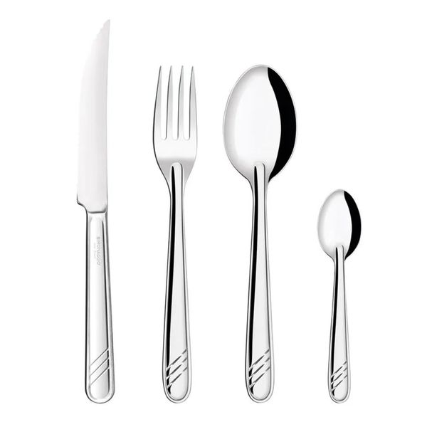 Conjunto De Talheres Simonaggio 25 Peças Moniz Inox (MP)