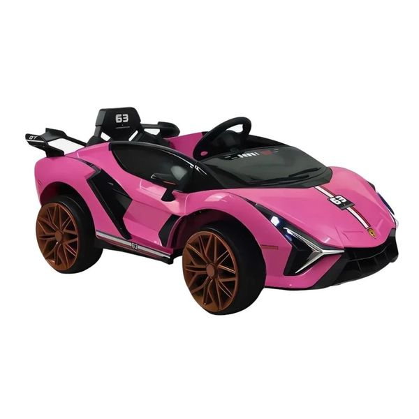 Carro Elétrico Infantil Unitoys E-Speed 12V Rosa 3226 (MP)