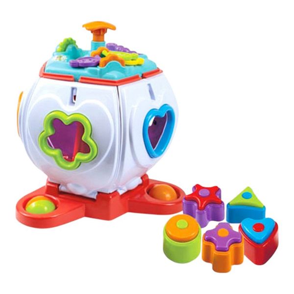 Brinquedo Educativo Penta Formas Maral Com Som Branco (MP)