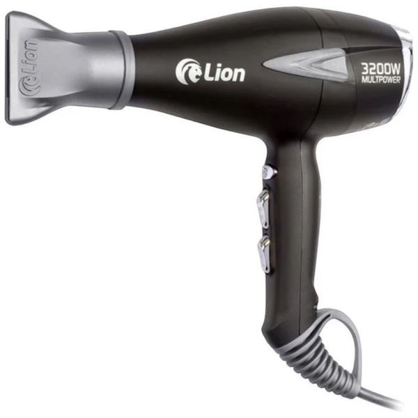 Secador De Cabelo Profissional Lion Multipower 3200W 220V Preto (MP)