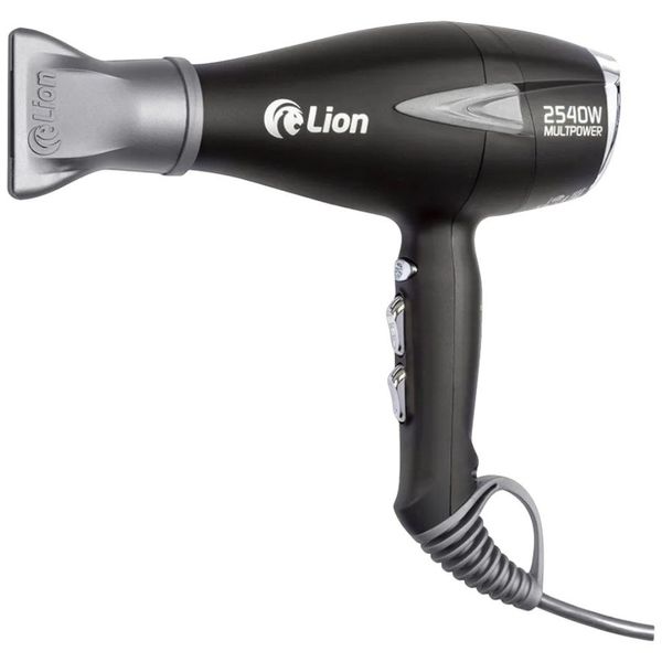 Secador De Cabelo Profissional Lion Multipower 6 Potências 127V Preto (MP)