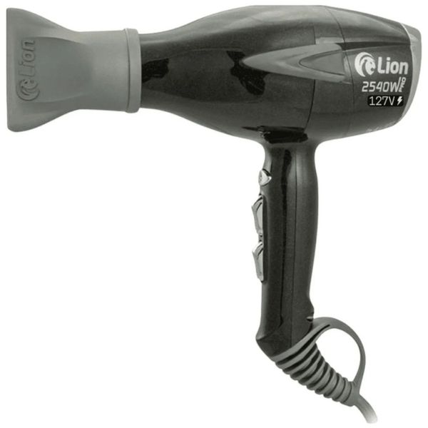 Secador De Cabelo Profissional Lion 2540W 127V LS10 Preto (MP)