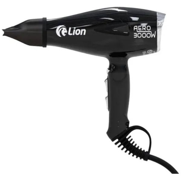 Secador De Cabelo Profissional Lion Aero 3000W 220V Preto (MP)