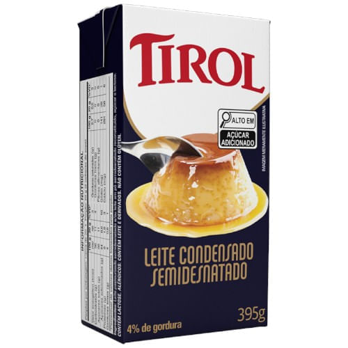 Leite Condensado Tirol Semidesnatado 395g