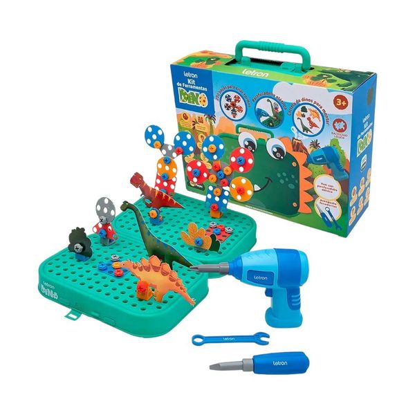 Kit De Ferramentas Letron Dino 228 Peças (MP)