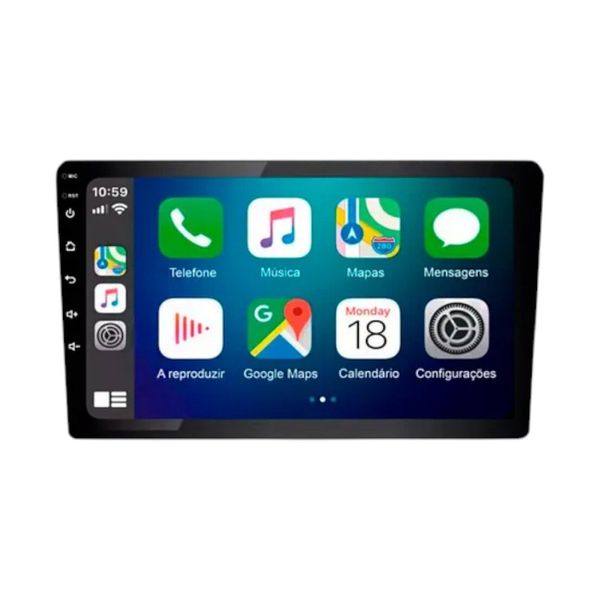 Central Multimídia KX3 Carplay Android 13 9 2DIN 32GB KRC5000 (MP)