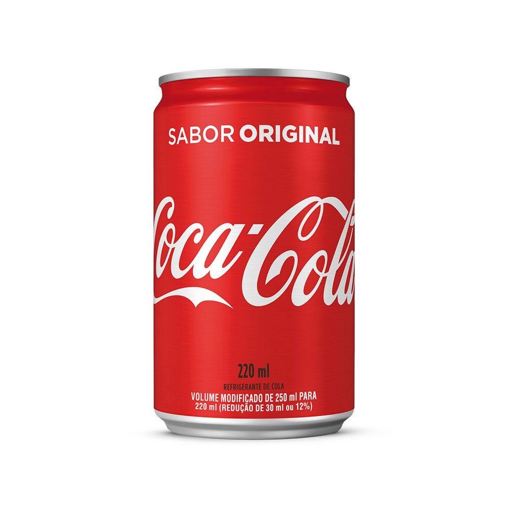 Refrigerante Coca-Cola Lata Sleek 220ml