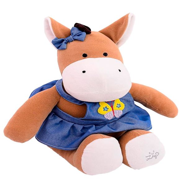 Pelúcia Zip Toys Burrinha Lana Antialérgico 5x19x27cm (MP)