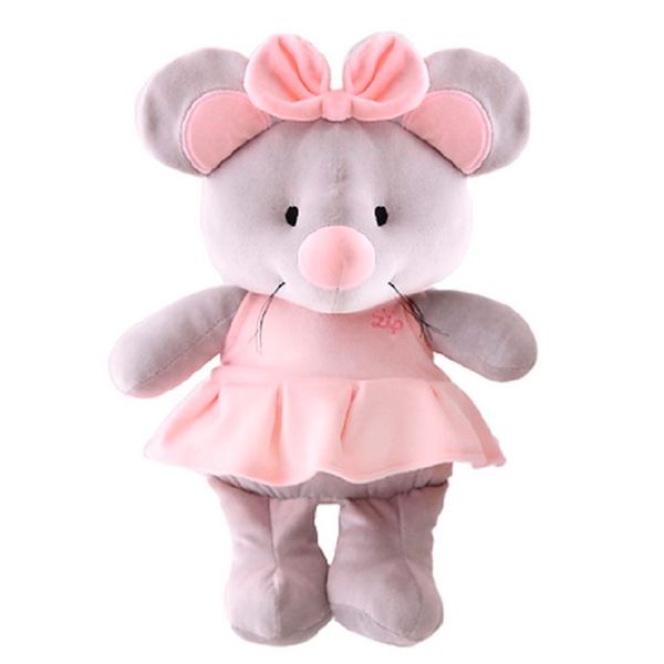 Pelúcia Zip Toys Ratinha Lu Antialérgico 34x24cm (MP)