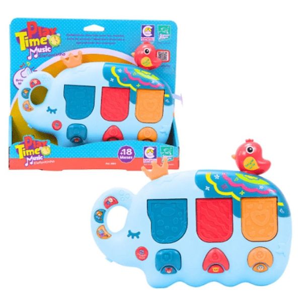 Brinquedo Cotiplás Play Time Music Elefantinho (MP)