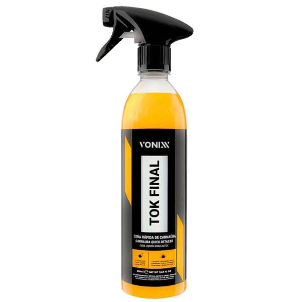 Cera Líquida Automotiva Tok Final Vonixx Proteção De Carnaúba 500ml (MP)