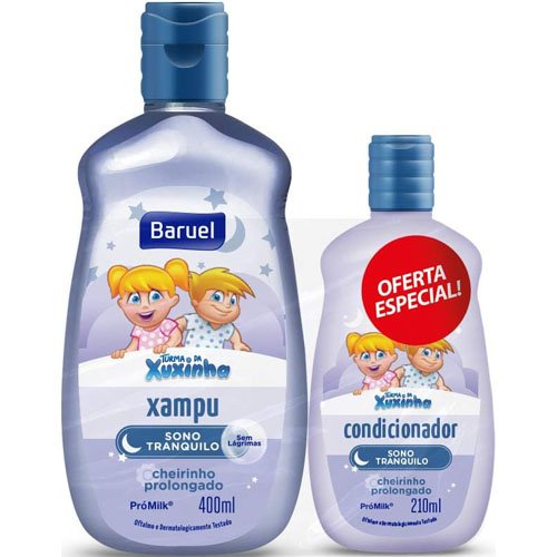 Shampoo 400ml e Condicionador 210ml Turma da Xuxinha Baruel Sono Tranquilo
