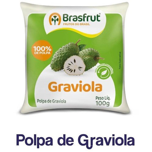 Polpa de Graviola Brasfrut 100g