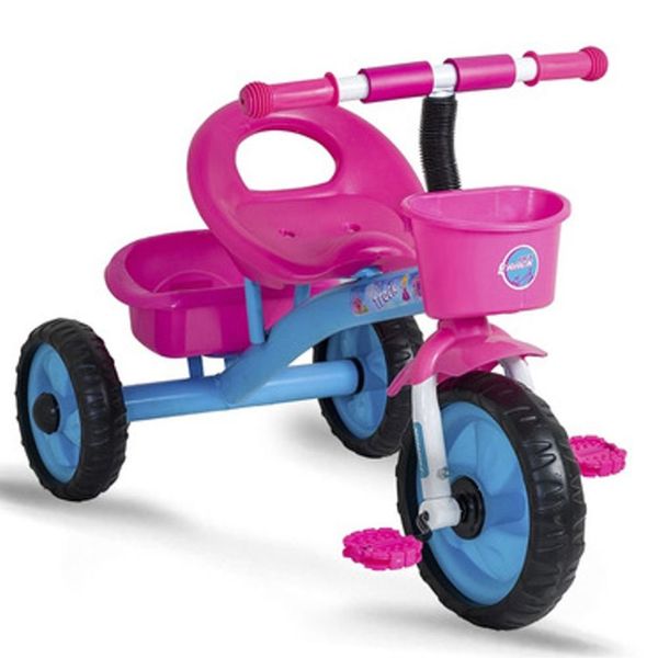 Triciclo Infantil TK3 Track Kid B Com Cestas Até 25kg Rosa (MP)