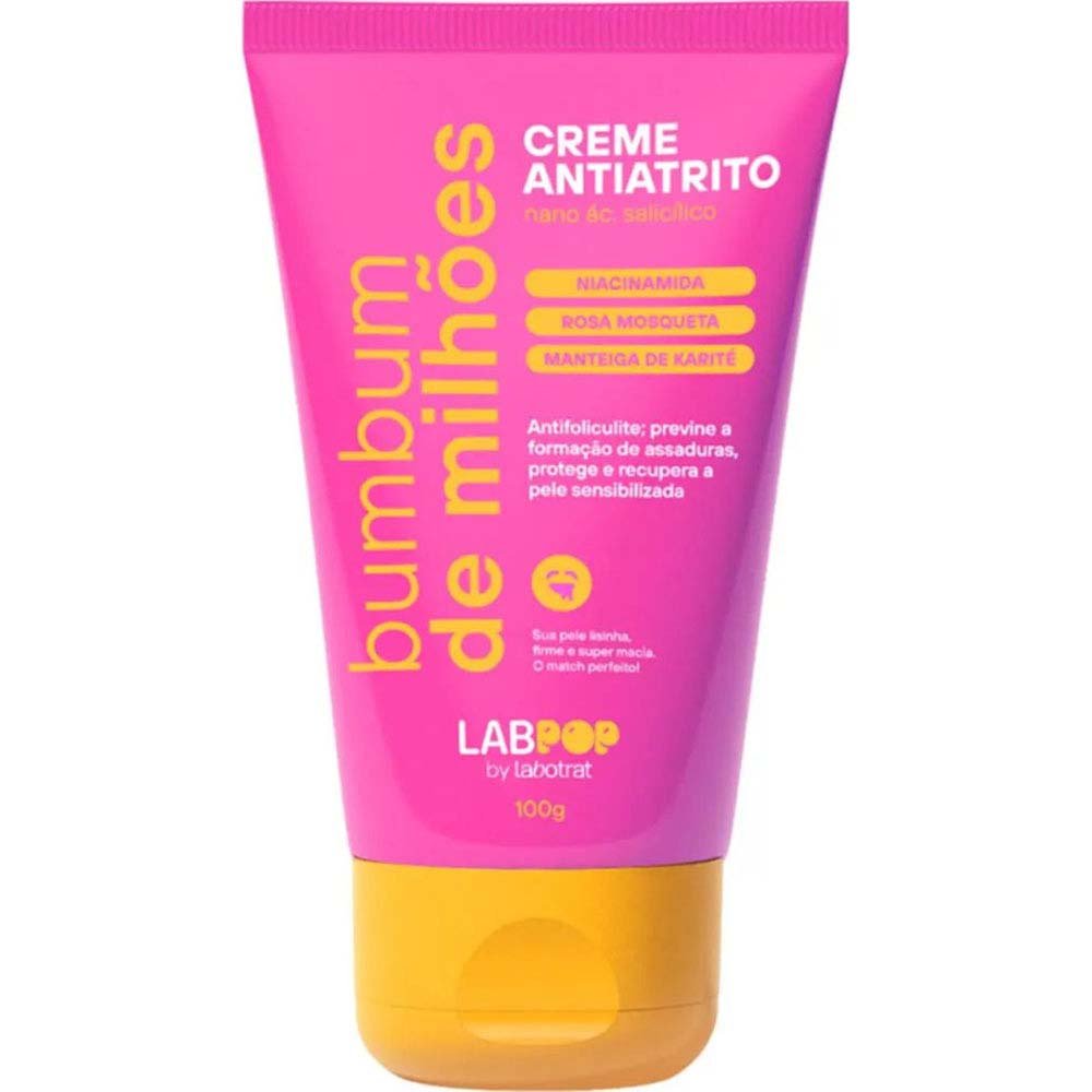 Creme Antiatrito Labotrat Labpop Bumbum de Milhões 100g