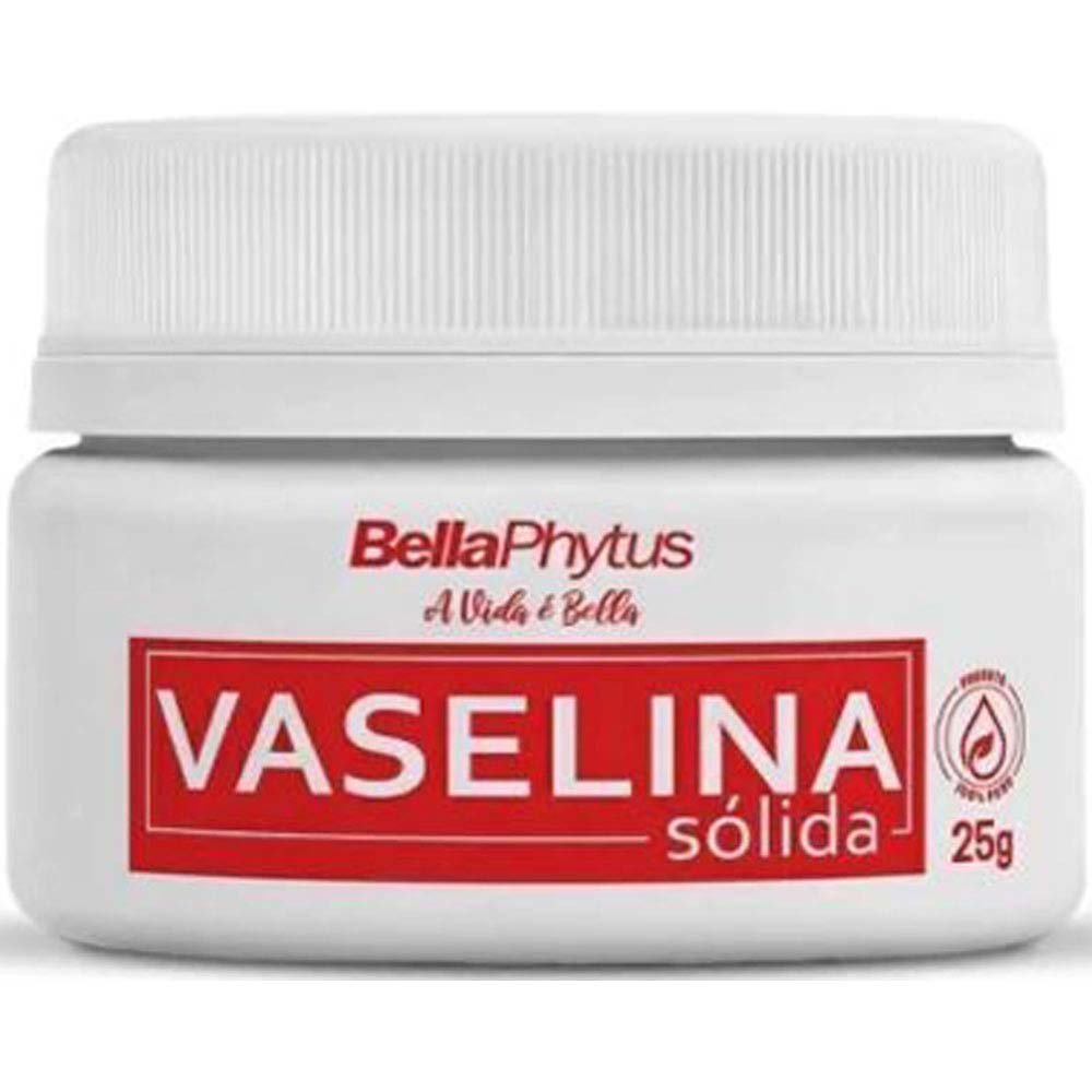 Vaselina Sólida BellaPhytus 100% Pura Pote 25g