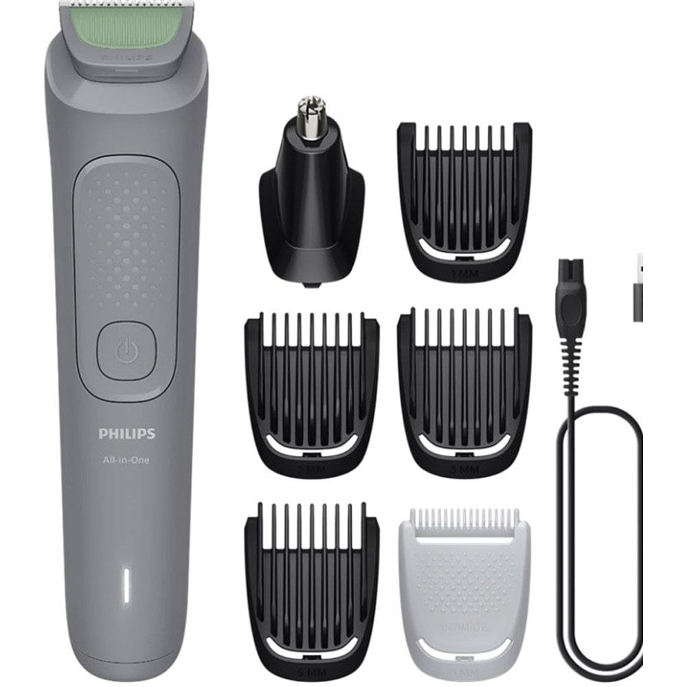 Kit Aparador de Pelos Multigroom Elétrico Philips Bivolt Cinza MG3911/15