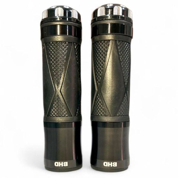 Manopla Para Moto BHD Universal Pro-Road Sem Roldana Preto (MP)