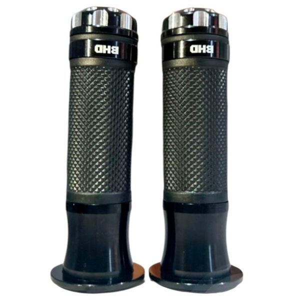 Manopla Para Moto BHD Universal Pro-Star Sem Roldana Preto (MP)