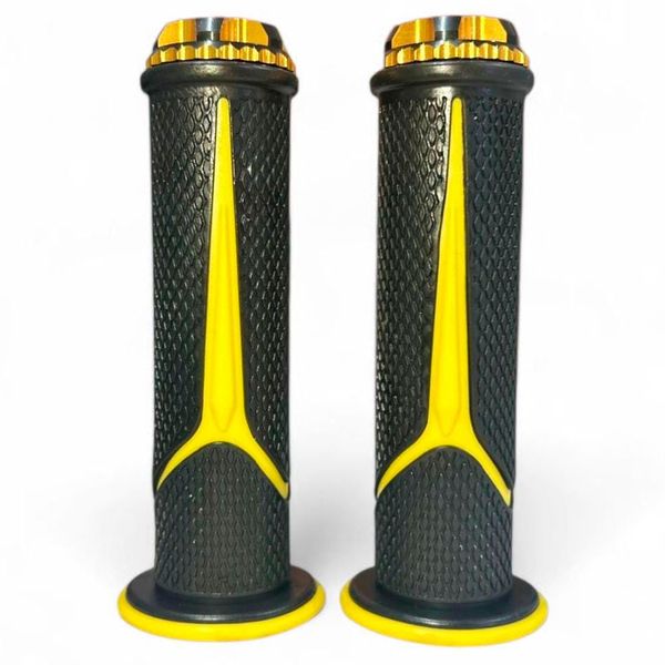 Manopla Para Moto BHD Universal Vip Sem Roldana Preto E Dourado (MP)