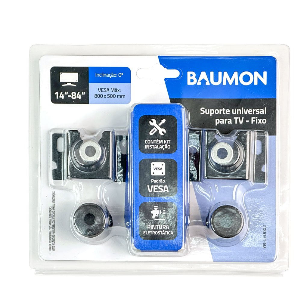 Suporte de TV 14" à 84" Baumon Preta YN-LED002