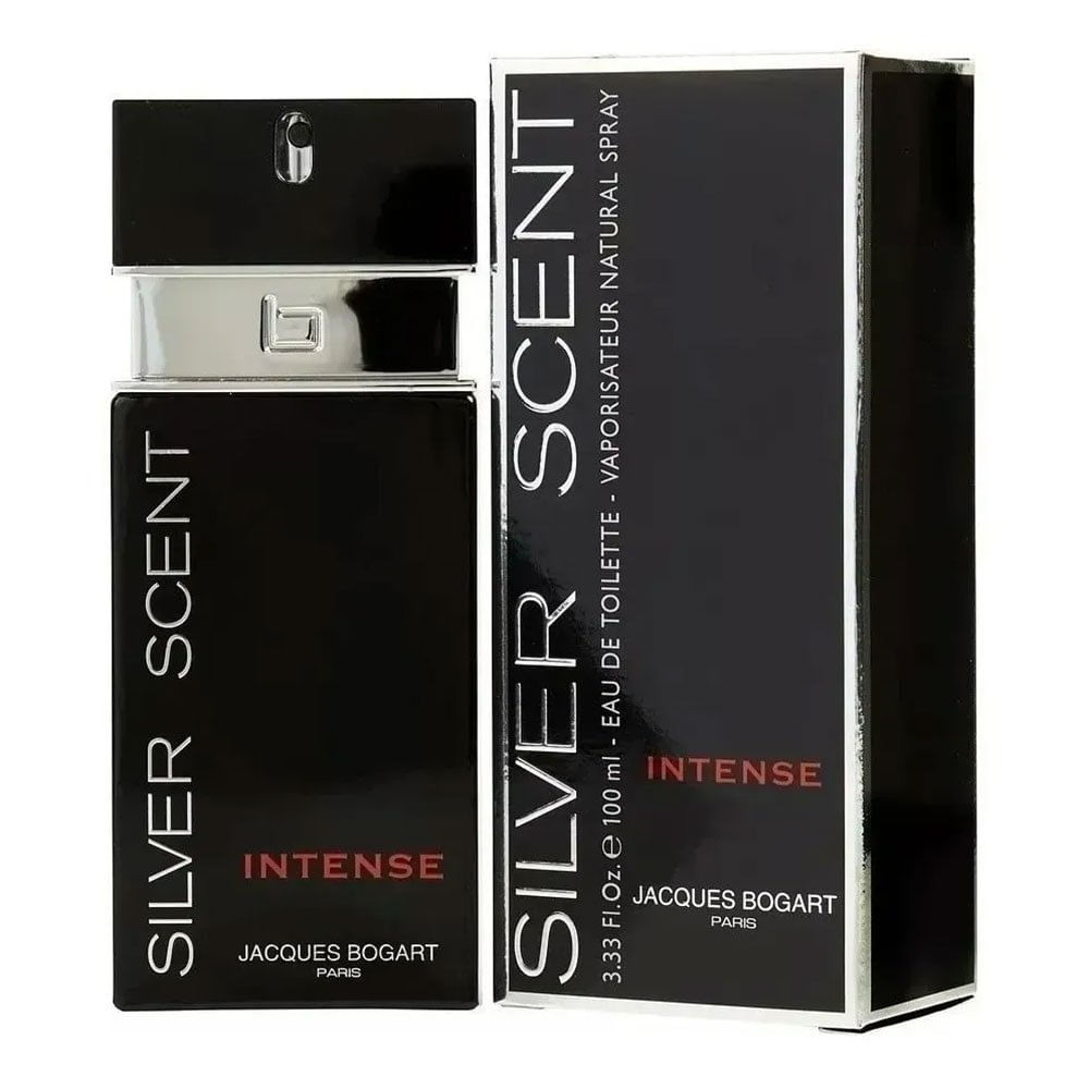 Perfume Masculino Jacques Bogart Silver Scent Intense 100ml Eau de Toilette (MP)
