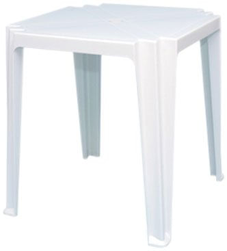 Mesa De Plástico Tramontina Tambaú 4 Lugares Branco 92314/010
