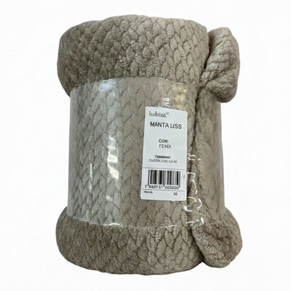 Manta Queen Habitat Liss 220x240cm Fendi (MP)