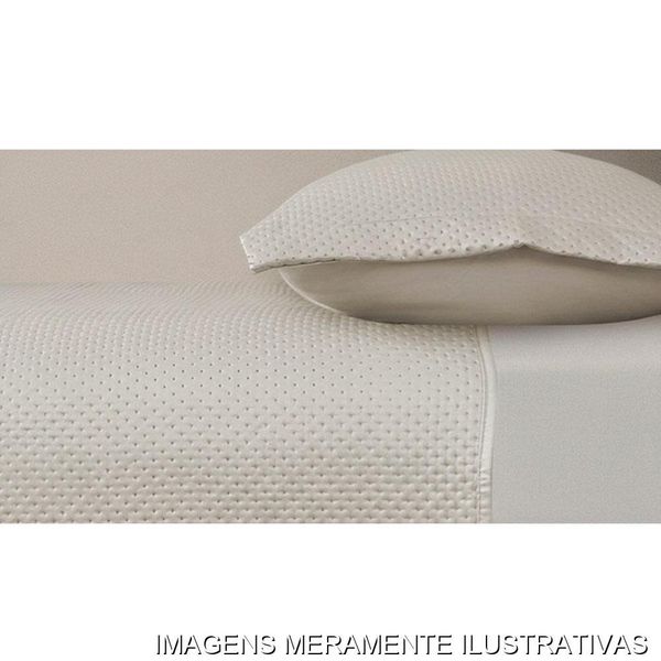 Kit Colcha Casal Habitat 3 Peças Cinza 220x240cm (MP)