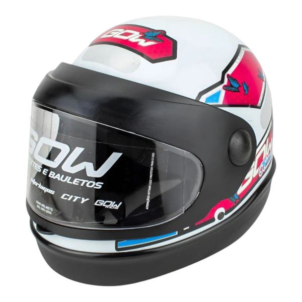Capacete GOW Interlagos Femme Branco 56 (MP)