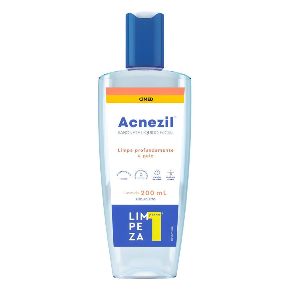 Sabonete Líquido Facial Acnezil 200ml